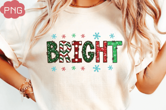 Bright PNG T-shirt Design,Christmas Freebies