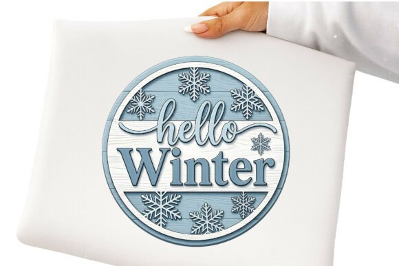 Christmas Hello Winter Clipart & Illustrations
