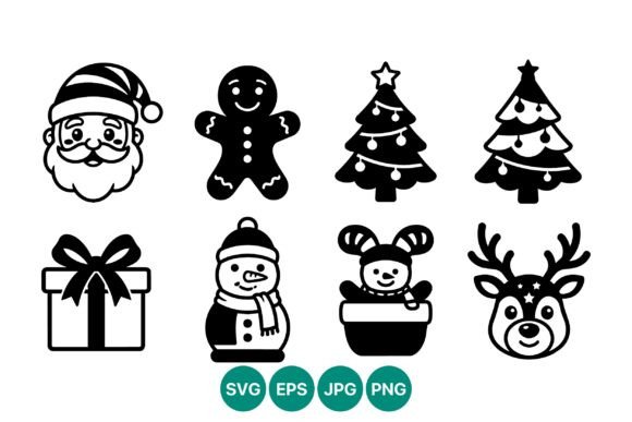 Christmas Icons Vector Set & Illustrations Review