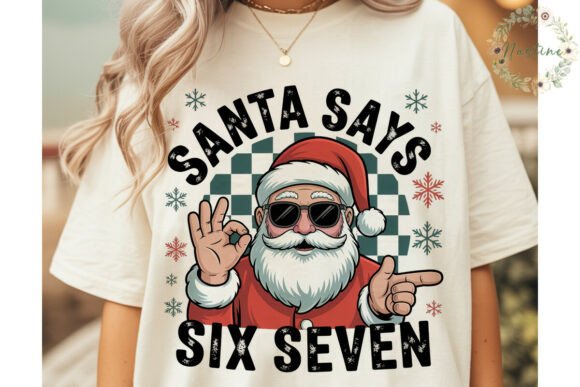 Cool Santa Says Christmas PNG Clipart & Illustrations