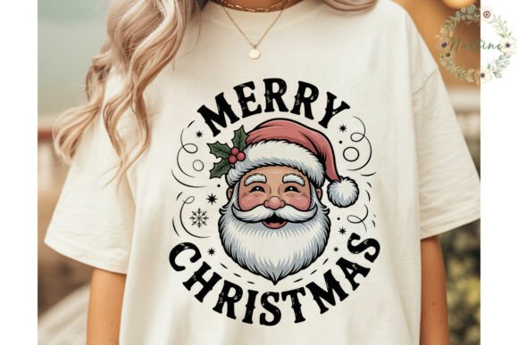 Distressed Santa PNG for Blog Illustrations