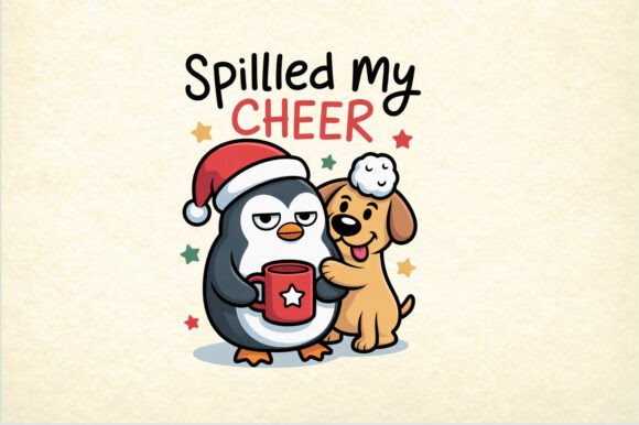 Funny Christmas Penguin Dog PNG Review