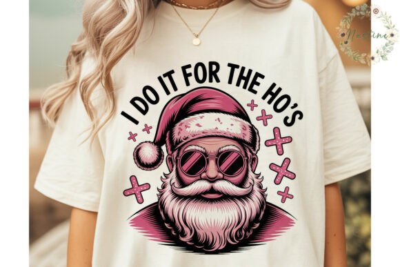 Funny Pink Santa PNG: Bold Illustrations