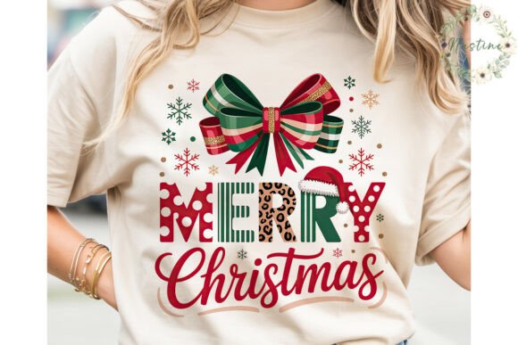 Merry Christmas Leopard Print PNG & Illustrations