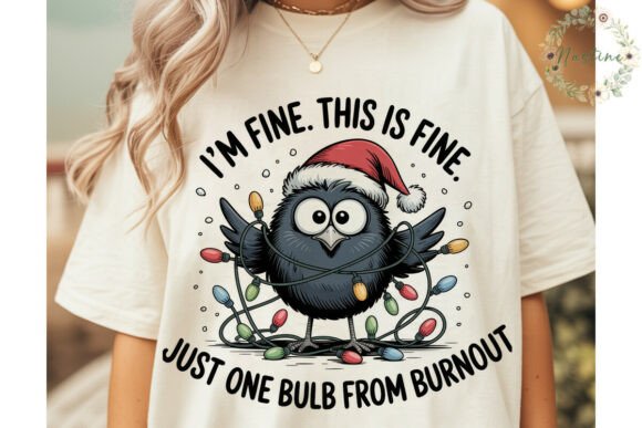 Stressed Christmas Bird PNG Clipart Review