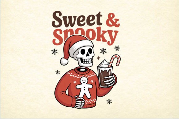 Sweet Spooky Skeleton Christmas Freebies